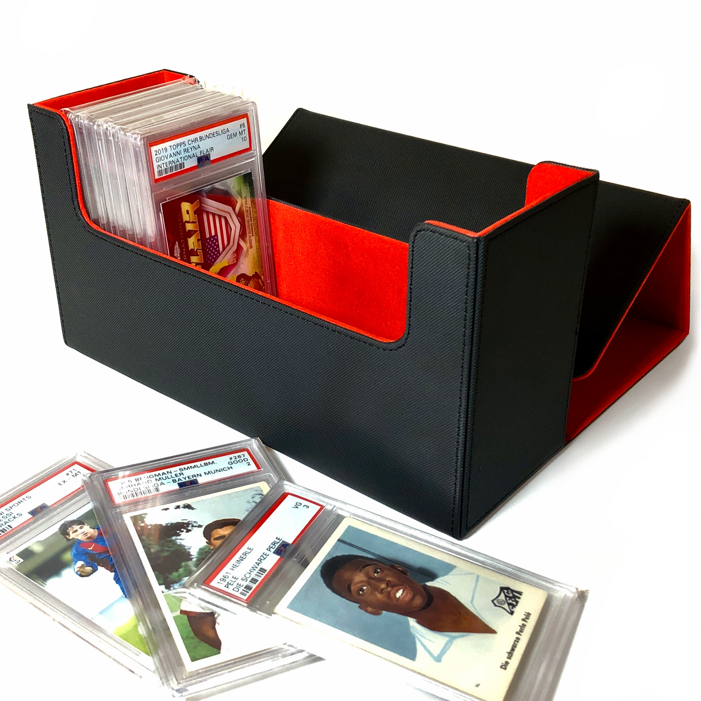 Magnetic Flip Trading Card Storage Box