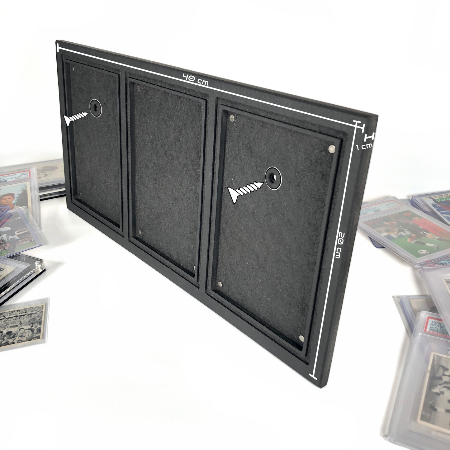 3 Slots PSA Mag Frame + 3x UV Holder