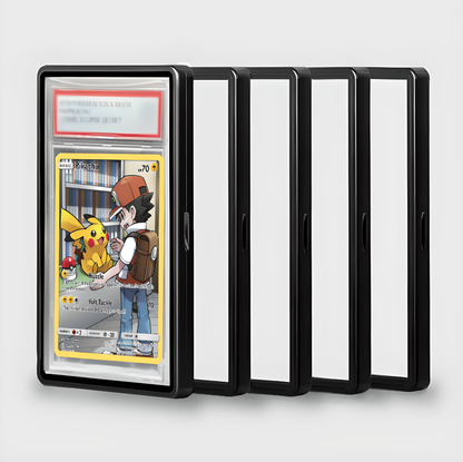 5x 35pt Magnetic PSA CGC Slab Holder (Black Border with UV Protection)
