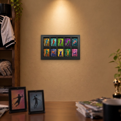 Mag Holder Frame 5 × 2 an der Wand, KI-generiertes Raumbild