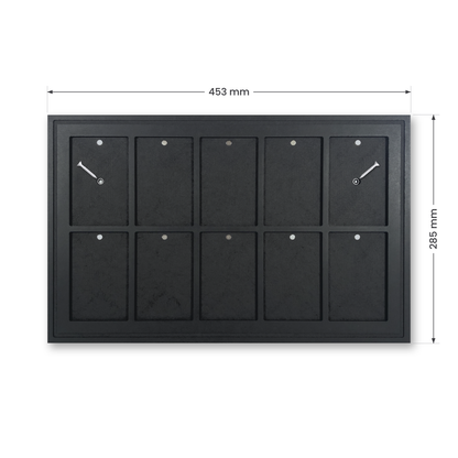 Mag Holder Frame 5 × 2 mit Maßen 453 × 285 mm