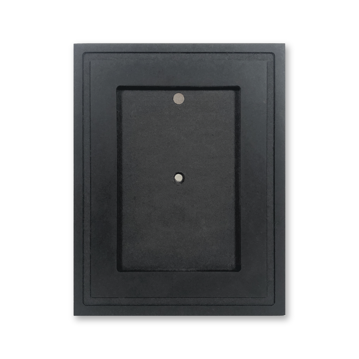 Mag Holder Frame 1 × 1 leer, schwarz durchgefärbtes MDF