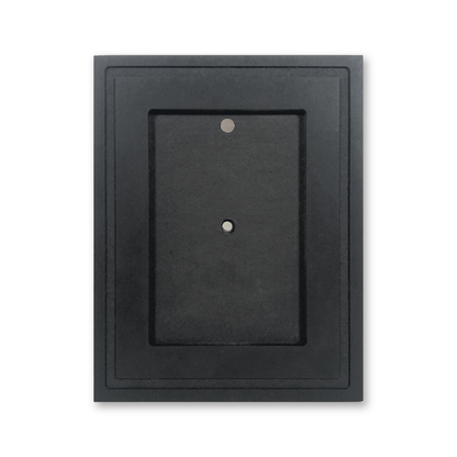 Mag Holder Frame 1 × 1 leer, schwarz durchgefärbtes MDF