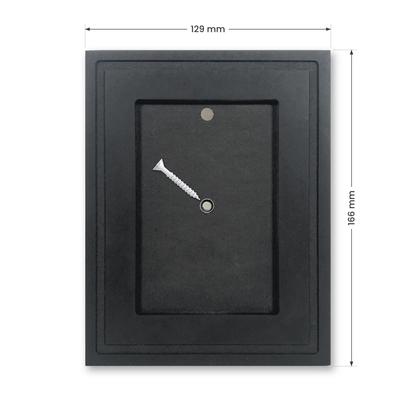 Mag Holder Frame 1 × 1 mit Maßen 129 × 166 mm