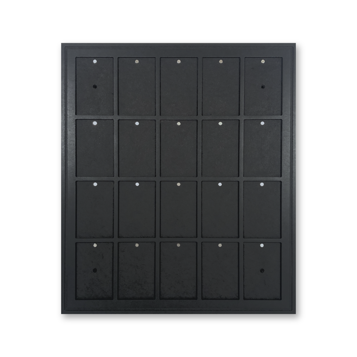 Mag Holder Frame 5 × 4 leer, schwarz durchgefärbtes MDF