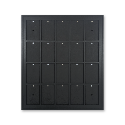 Mag Holder Frame 5 × 4 leer, schwarz durchgefärbtes MDF