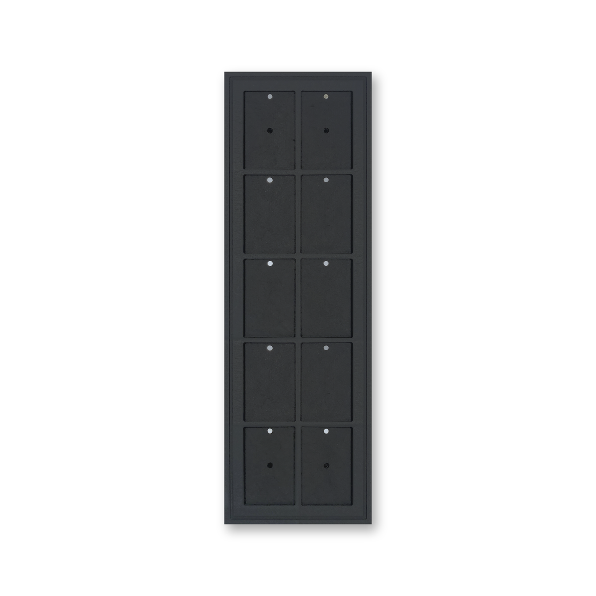 Mag Holder Frame 2 × 5 leer, schwarz durchgefärbtes MDF