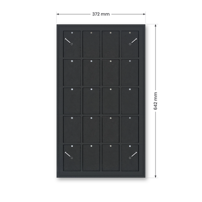 Mag Holder Frame 4 × 5 mit Maßen 372 × 642 mm