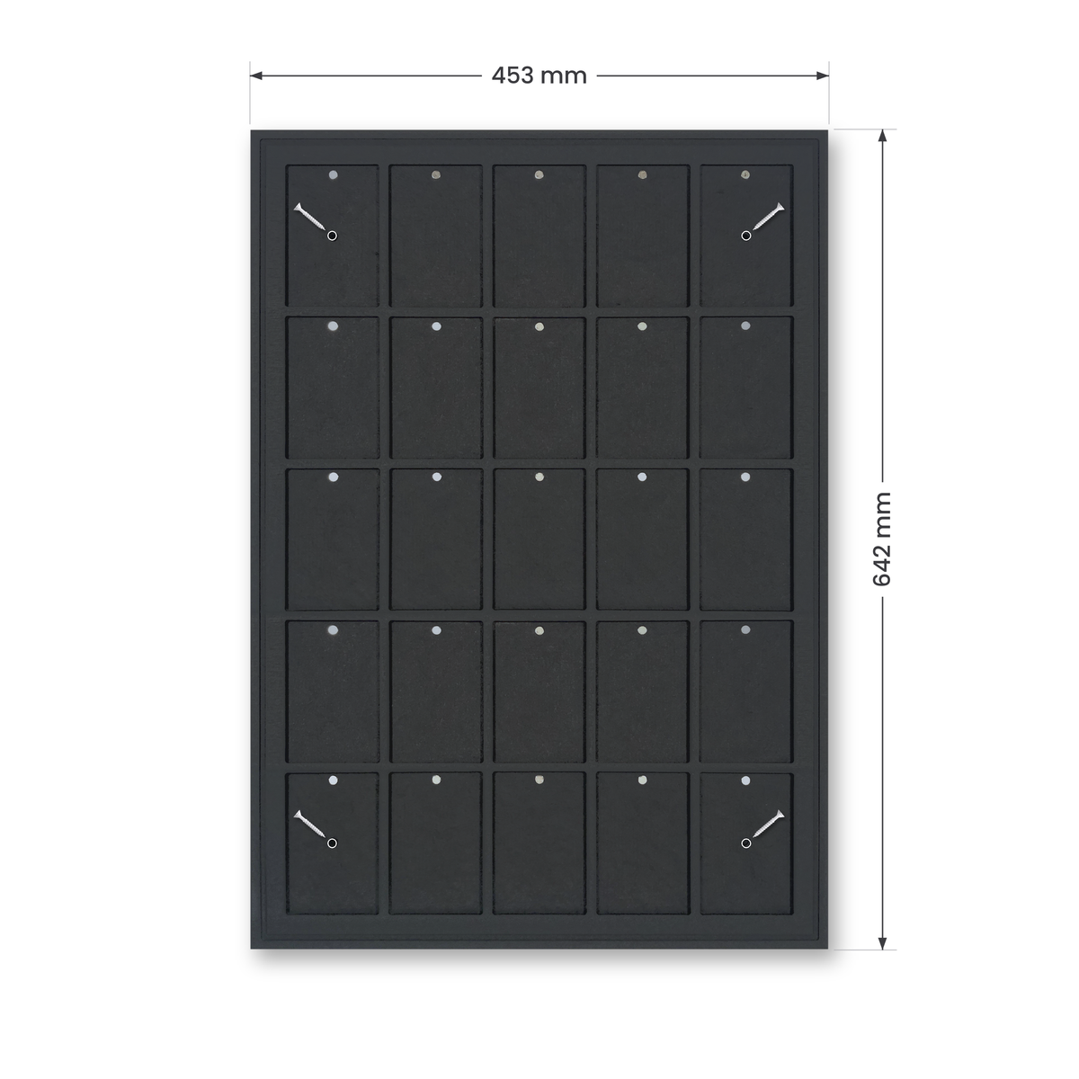 Mag Holder Frame 5 × 5 mit Maßen 453 × 642 mm