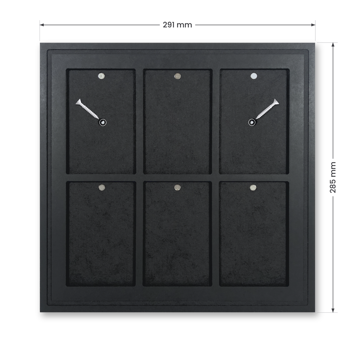 Mag Holder Frame 3 × 2 mit Maßen 291 × 285 mm