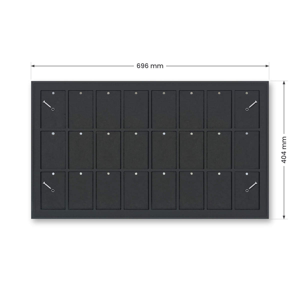 Mag Holder Frame 8 × 3 mit Maßen 696 × 404 mm